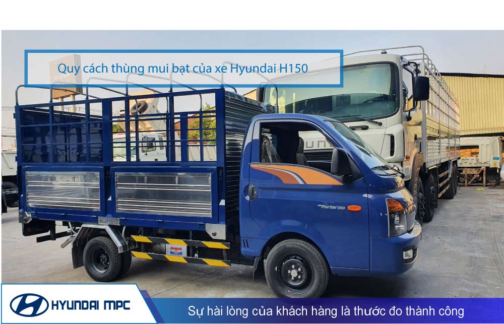 Xe tải Hyundai H150 thùng mui bạt 1.5T